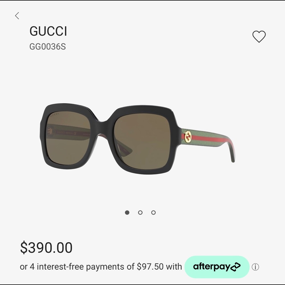 Black Gucci Sunglasses